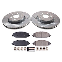 K8843 Z23 Daily Driver Carbon-Fiber Ceramic Brake Pad & Drilled & Slotted Rotor Kit