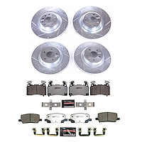 K8858-26 Z26 Street Performance Ceramic Brake Pad & Drilled & Slotted Rotor Kit