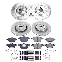 K8891 Z23 Daily Driver Carbon-Fiber Ceramic Brake Pad & Drilled & Slotted Rotor Kit