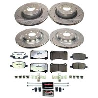 K8904-26 Z26 Street Performance Ceramic Brake Pad & Drilled & Slotted Rotor Kit