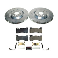 K8924 Z23 Daily Driver Carbon-Fiber Ceramic Brake Pad & Drilled & Slotted Rotor Kit
