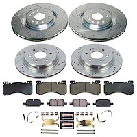 K8939 Z23 Daily Driver Carbon-Fiber Ceramic Brake Pad & Drilled & Slotted Rotor Kit