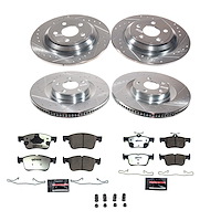 K8940-36 Z36 Truck & SUV Carbon-Fiber Ceramic Brake Pad & Drilled & Slotted Rotor Kit