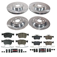 K8940 Z23 Daily Driver Carbon-Fiber Ceramic Brake Pad & Drilled & Slotted Rotor Kit
