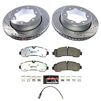 K8981-36 Z36 Truck & SUV Carbon-Fiber Ceramic Brake Pad & Drilled & Slotted Rotor Kit