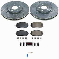 K9204 Z23 Daily Driver Carbon-Fiber Ceramic Brake Pad & Drilled & Slotted Rotor Kit