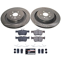 K9211 Z23 Daily Driver Carbon-Fiber Ceramic Brake Pad & Drilled & Slotted Rotor Kit