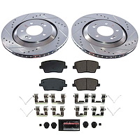 K9222 Z23 Daily Driver Carbon-Fiber Ceramic Brake Pad & Drilled & Slotted Rotor Kit