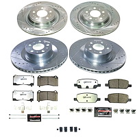 K9252-26 Z26 Street Performance Ceramic Brake Pad & Drilled & Slotted Rotor Kit