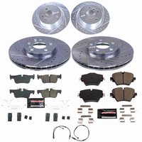 Z23 Daily Driver Carbon-Fiber Ceramic Brake Pad and Drilled & Slotted Rotor Kit for 2022-2024 Mini Cooper