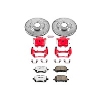 Street Warrior Brake Upgrade Kit Cross-Drilled and Slotted Rotors Z26 Extreme Street Performance Bra