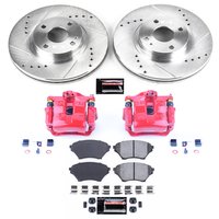 Z23 Daily Driver Carbon-Fiber Ceramic Pads Drilled & Slotted Rotor & Caliper Kit for 2001-2005 Mazda Miata