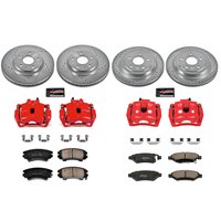 Z23 Daily Driver Carbon-Fiber Ceramic Pads Drilled & Slotted Rotor & Caliper Kit for 2010-2015 Chevrolet Camaro