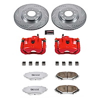 Street Warrior Brake Upgrade Kit Cross-Drilled and Slotted Rotors Z26 Extreme Street Performance Bra