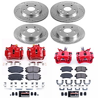 KC5523A Z23 Evolution Sport Performance 1-Click Brake Kit w/Calipers for 2014-2016 Chevrolet Malibu