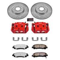 Truck and Towing Z36 Brake Upgrade Kit Cross-Drilled and Slotted Rotors Z36 Carbon Ceramic Brake Pad