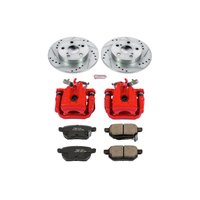 Z23 Daily Driver Carbon-Fiber Ceramic Pads Drilled & Slotted Rotor & Caliper Kit for 2011-2016 Scion tC
