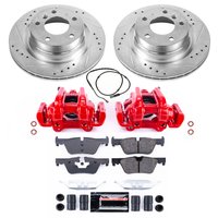 Z23 Daily Driver Carbon-Fiber Ceramic Pads Drilled & Slotted Rotor & Caliper Kit for 2012-2021 BMW 228i/320i/328i/428i/428i xDri