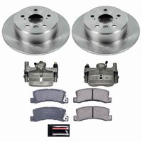 Direct OE Stock Replacement Low-Dust Ceramic Brake Pad, Rotor and Caliper Kit for 1992-1996 Lexus ES300