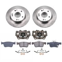 KCOE7725 OE Stock Replacement Low-Dust Ceramic Brake Pad, Rotor & Caliper Kit