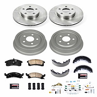 Autospecialty OE Stock Replacement 1-Click Daily Driver Brake Kit