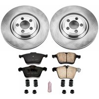 Z17 OE Stock Replacement Low-Dust Ceramic Brake Pad and Rotor Kit for 2006-2009 Jaguar XKR/Super V8/XF/S-Type/XJR