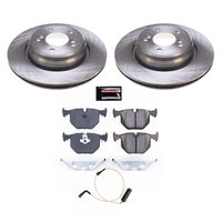 OE Stock Replacement Low-Dust Ceramic Brake Pad and Rotor Kit for 2000-2003 BMW M5