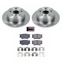 1-Click Daily Driver Brake Kits Rear OE Replacement Rotors Z16 Ceramic Scorched Brake Pads