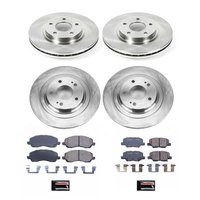 Z17 OE Stock Replacement Low-Dust Ceramic Brake Pad and Rotor Kit for 2013-2020 Mitsubishi Outlander Sport/Outlander
