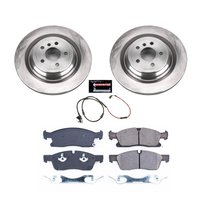 Z17 OE Stock Replacement Low-Dust Ceramic Brake Pad and Rotor Kit for 2014-2017 Land Rover Range Rover Sport/Discovery