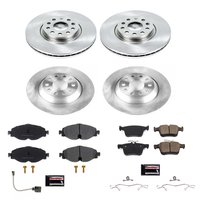 Z17 OE Stock Replacement Low-Dust Ceramic Brake Pad and Rotor Kit for 2016-2023 Audi TT Quattro
