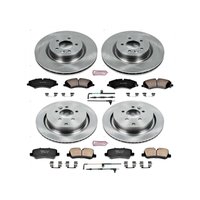 Z17 OE Stock Replacement Low-Dust Ceramic Brake Pad and Rotor Kit for 2011-2016 Land Rover LR4