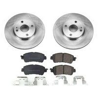 Z17 OE Stock Replacement Low-Dust Ceramic Brake Pad and Rotor Kit for 2017-2020 Toyota Yaris iA/Yaris