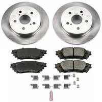 Z17 OE Stock Replacement Low-Dust Ceramic Brake Pad and Rotor Kit for 2015-2021 Lexus NX300h/NX200t/NX300
