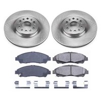 Z17 OE Stock Replacement Low-Dust Ceramic Brake Pad and Rotor Kit for 2018-2020 Buick Enclave