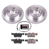 Z17 OE Stock Replacement Low-Dust Ceramic Brake Pad and Rotor Kit for 2014-2021 BMW i3/i3s