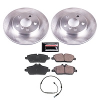 Z17 OE Stock Replacement Low-Dust Ceramic Brake Pad and Rotor Kit for 2014-2021 BMW i3/i3s