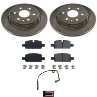 Z17 Stock Replacement Rear Brake Pads and Rotors Kit Fits Select GM Escalade, Silverado, Sierra 1500, Suburban, Tahoe, Yukon
