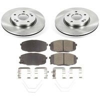 Z17 OE Stock Replacement Low-Dust Ceramic Brake Pad and Rotor Kit for 2021-2025 Kia Seltos