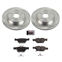 OE Stock Replacement Low-Dust Ceramic Brake Pad and Rotor Kit for 2019-2024 Subaru Forester