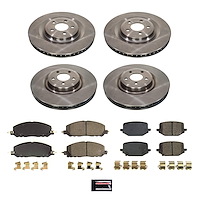 KOE8694 OE Stock Replacement Low-Dust Ceramic Brake Pad & Rotor Kit