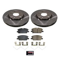 OE Stock Replacement Low-Dust Ceramic Brake Pad and Rotor Kit for 2021-2024 Nissan Rogue