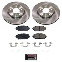 KOE8756 OE Stock Replacement Low-Dust Ceramic Brake Pad & Rotor Kit