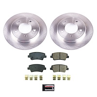 OE Stock Replacement Low-Dust Ceramic Brake Pad and Rotor Kit for 2021-2025 Hyundai Elantra