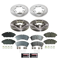 KOE8983 OE Stock Replacement Low-Dust Ceramic Brake Pad & Rotor Kit