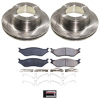 KOE9186 OE Stock Replacement Low-Dust Ceramic Brake Pad & Rotor Kit