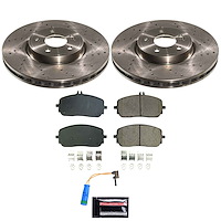 KOE9204 OE Stock Replacement Low-Dust Ceramic Brake Pad & Rotor Kit