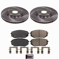 KOE9209 OE Stock Replacement Low-Dust Ceramic Brake Pad & Rotor Kit