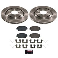 KOE9222 OE Stock Replacement Low-Dust Ceramic Brake Pad & Rotor Kit