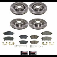 KOE9236 OE Stock Replacement Low-Dust Ceramic Brake Pad & Rotor Kit